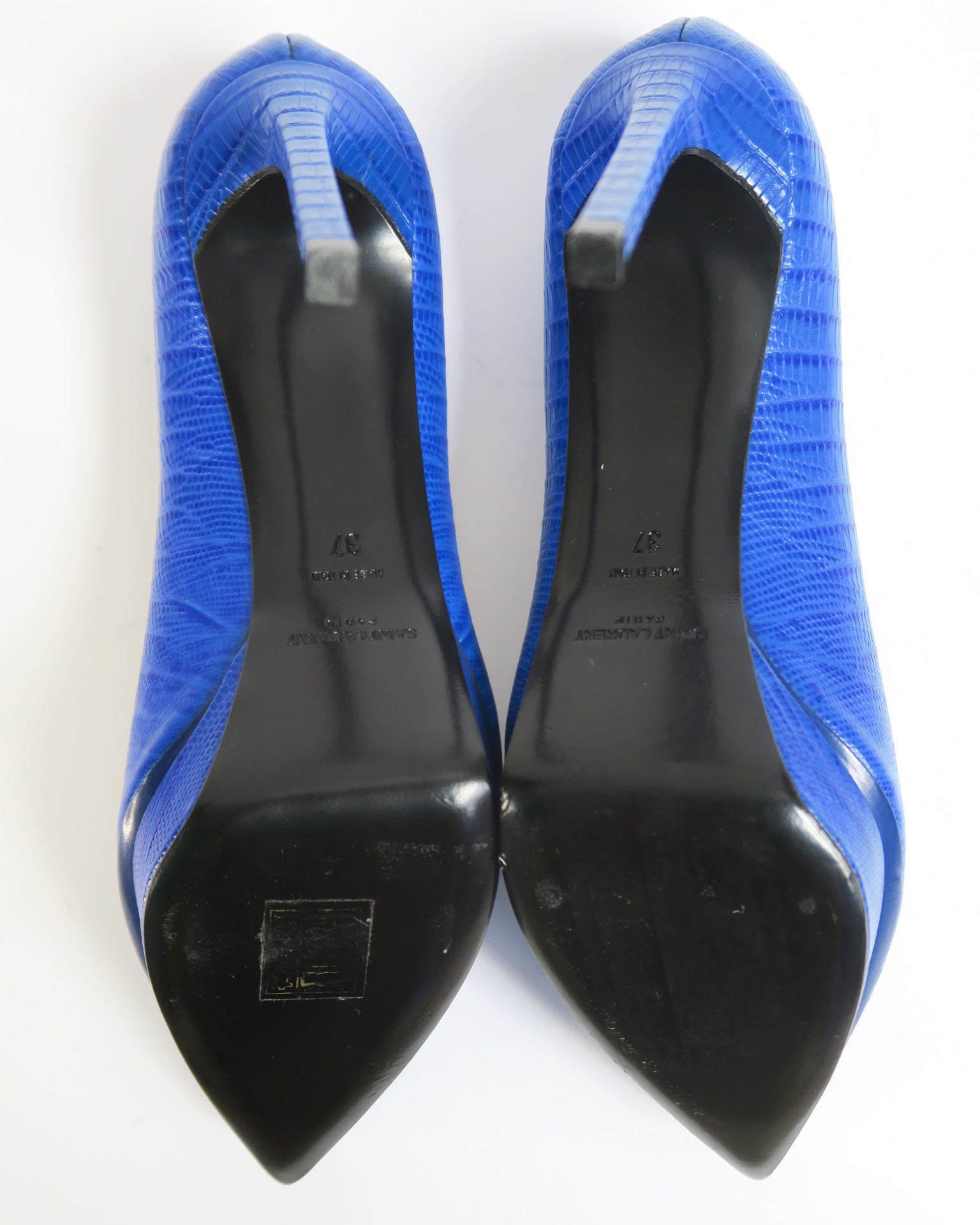 Saint Laurent salones azul