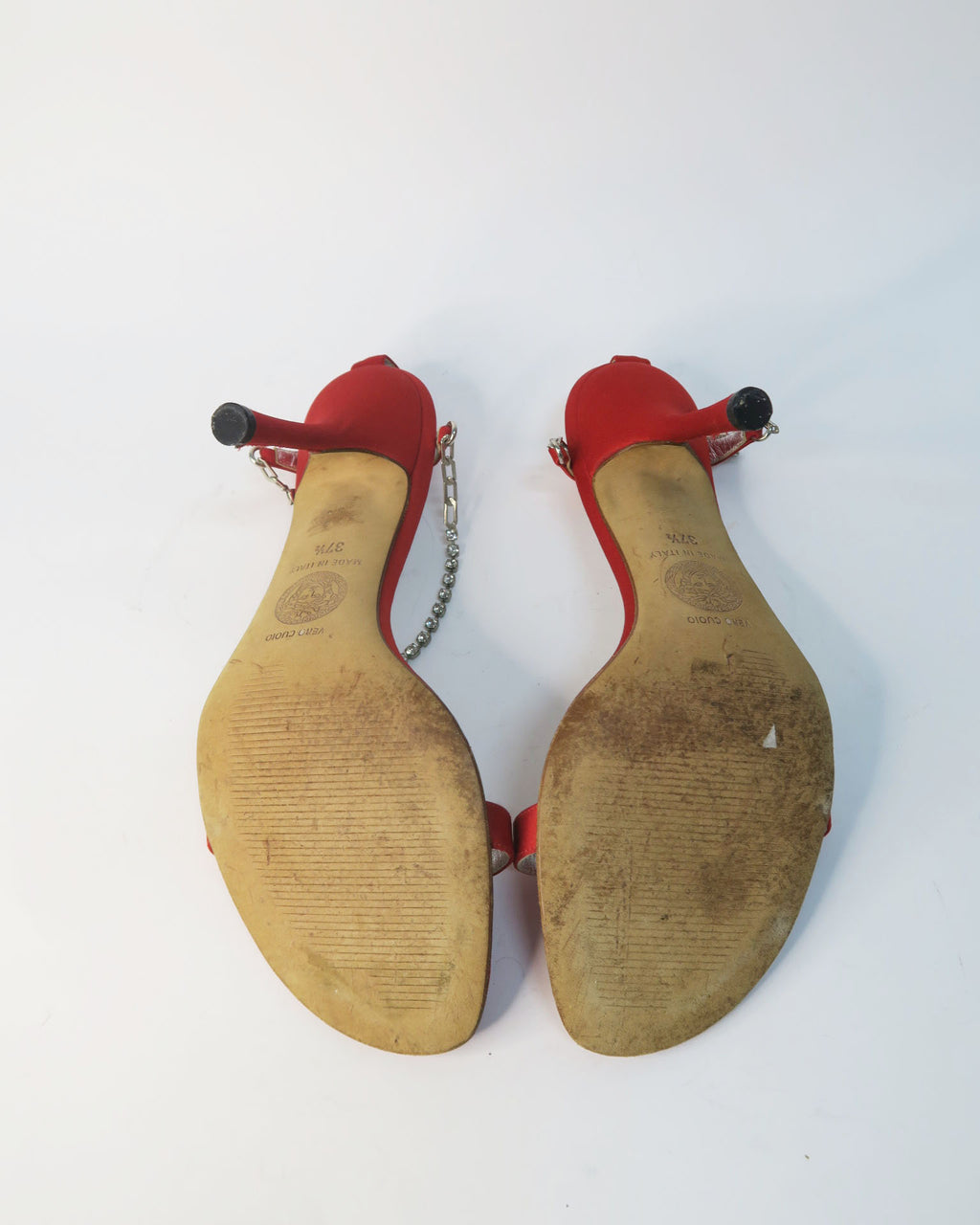 Gianni Versace sandalias rojas