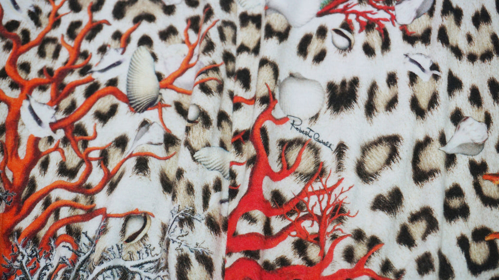 Roberto Cavalli - Mono con estampado de leopardo