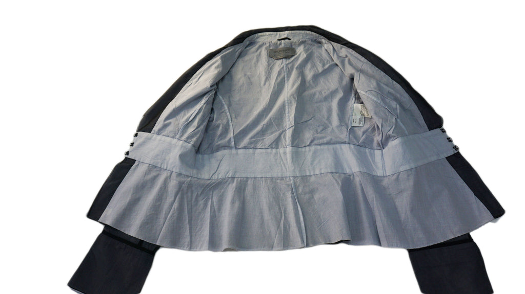 Sportmax - Blazer gasa bicolor blanca y gris