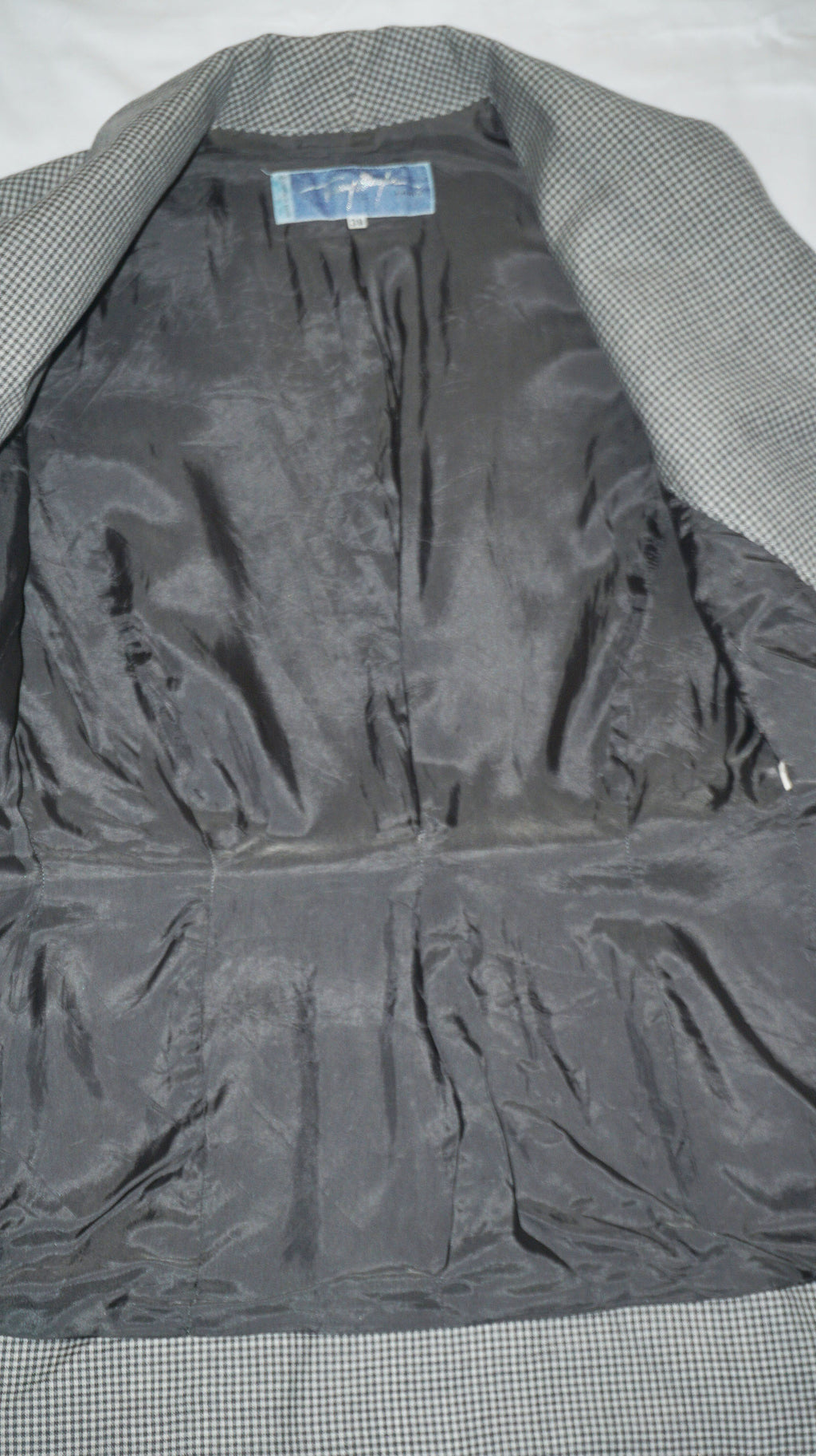 Mugler - chaqueta pata de gallo