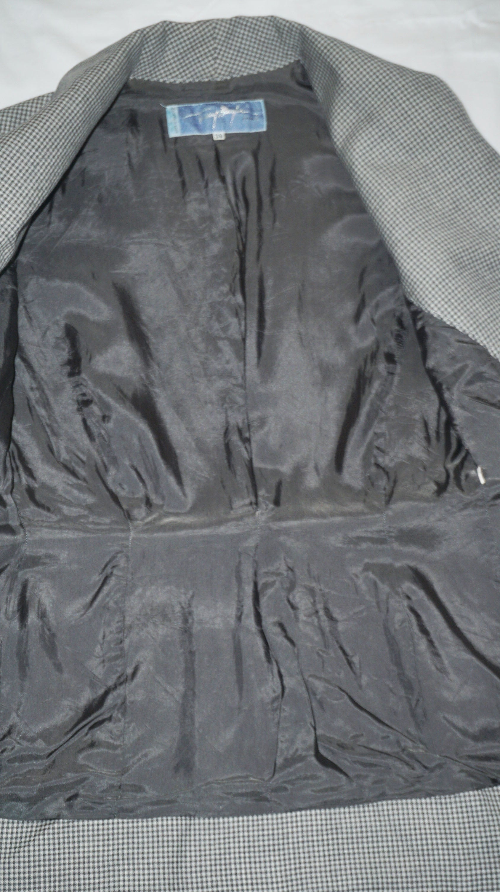 Mugler - chaqueta pata de gallo