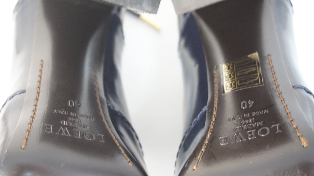 Loewe - zapatos con tacon ancho