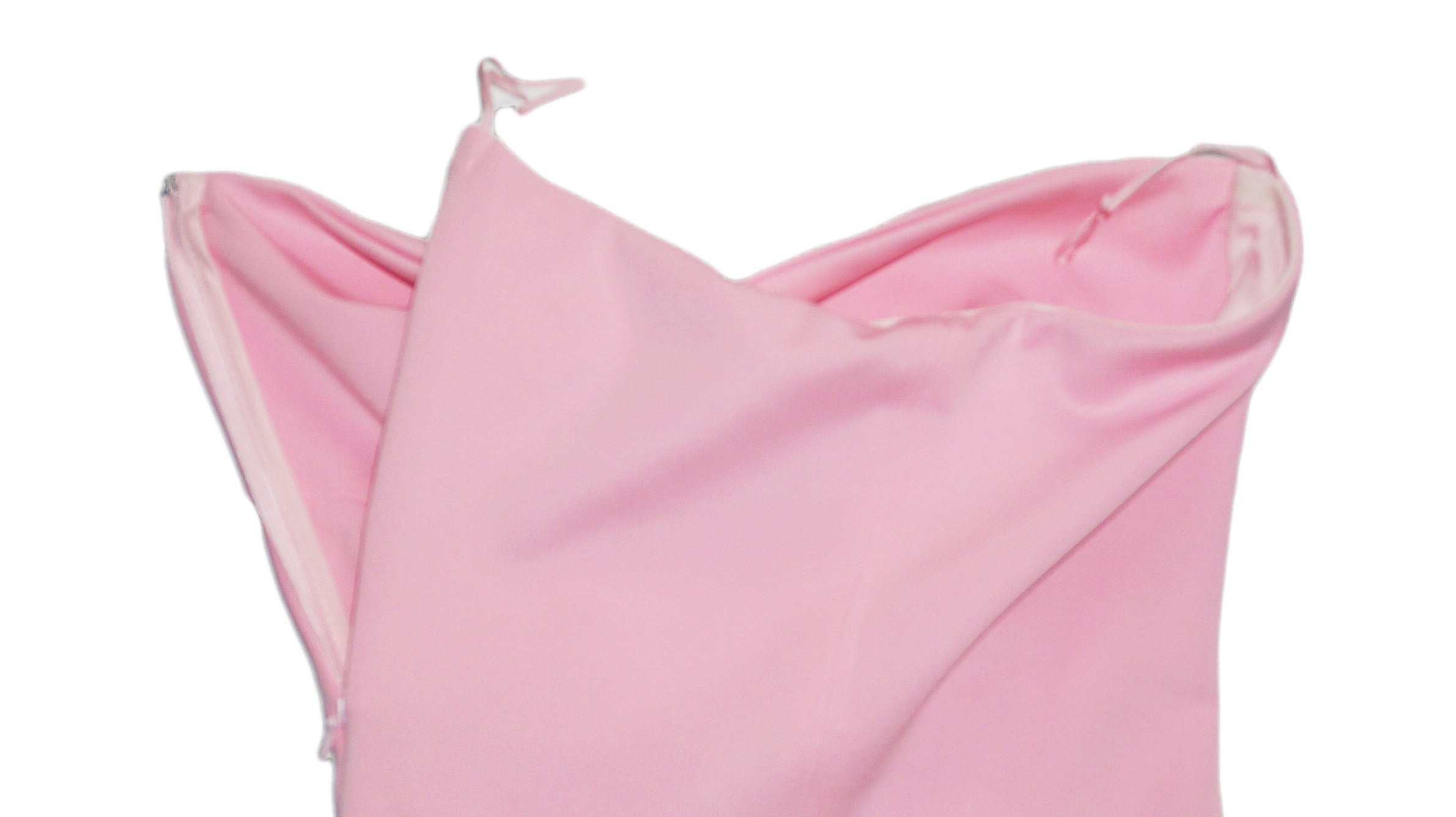 Aniye By - Vestido rosa con abertura y corazones en brillo