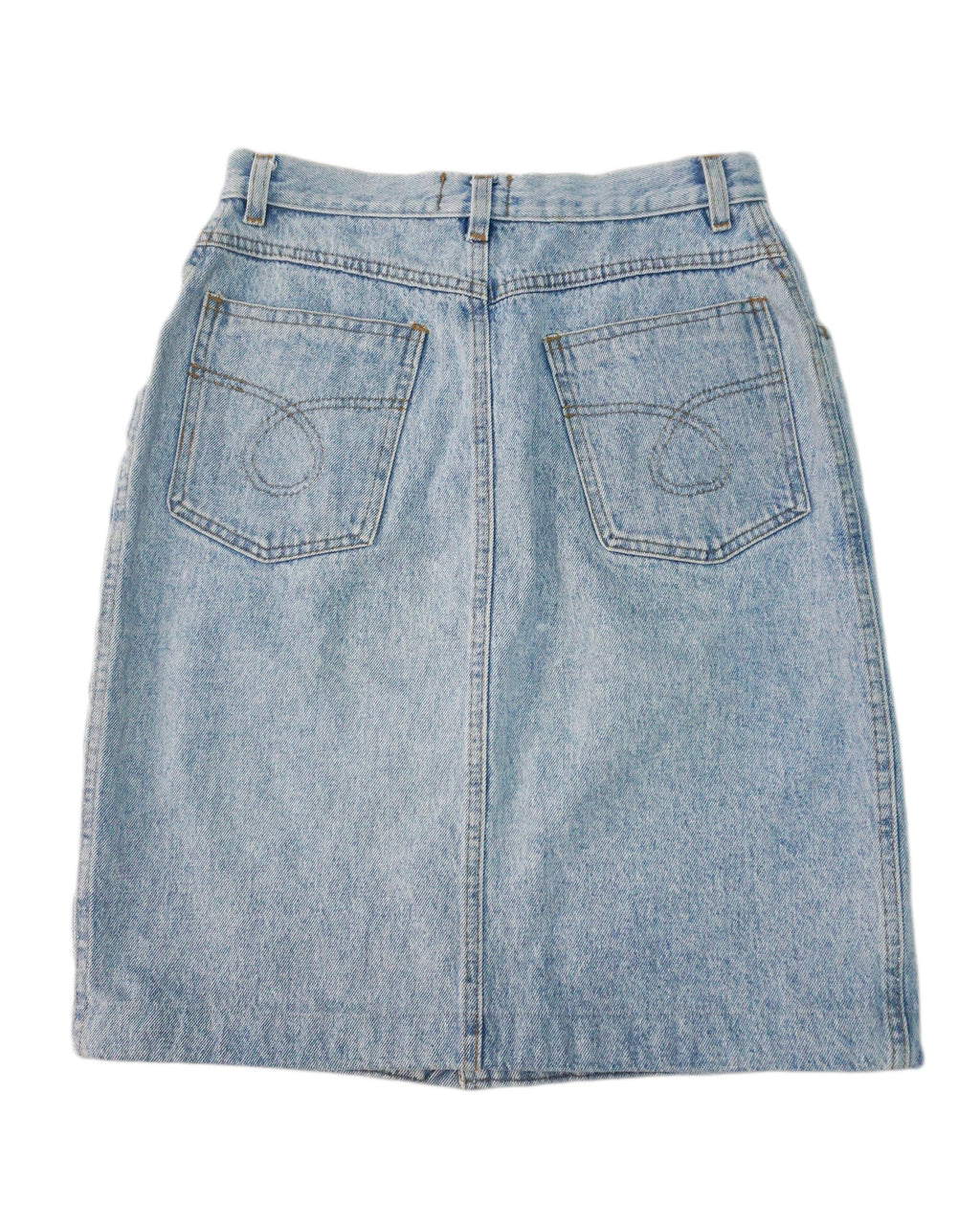 Blumarine - Denim Falda con diamantes de imitación