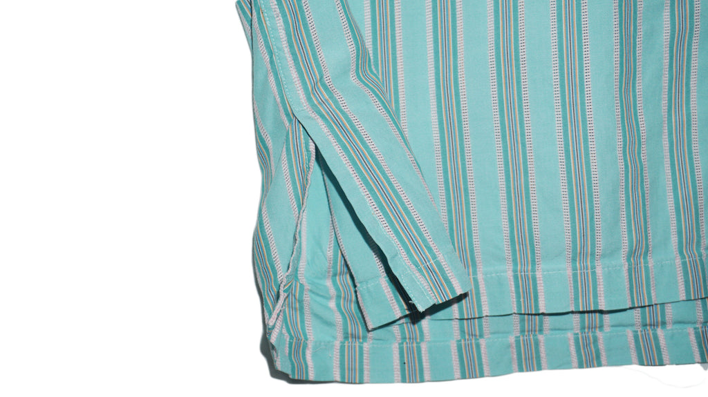 Christian Lacroix - Camisa turquesa rayas blanca
