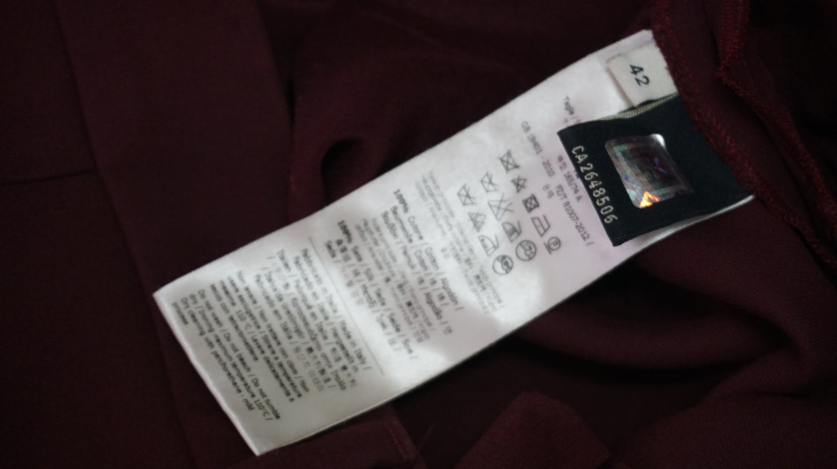 Fendi - Pantalon Burgundy