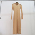 Maison Margiela vestido beige transparente