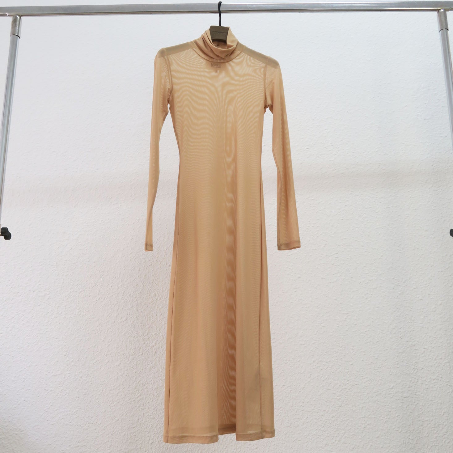 Maison Margiela vestido beige transparente