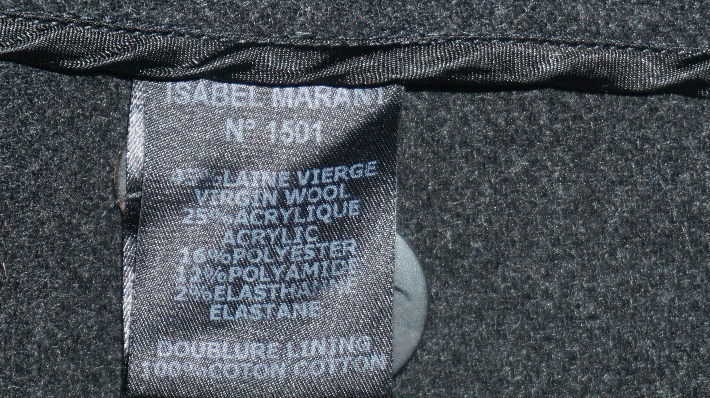 Isabel Marant - chaqueta lana gris