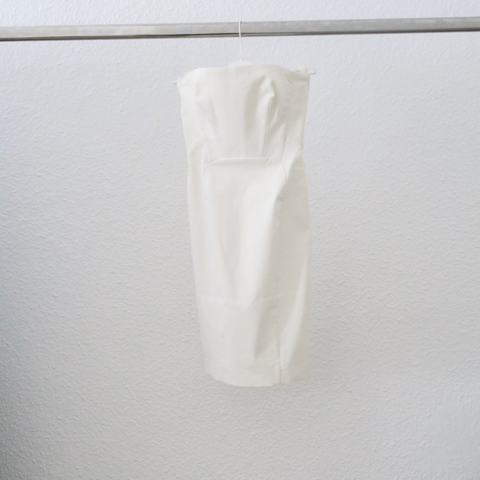 Dsquared2 - Vestido blanco palabra de honor