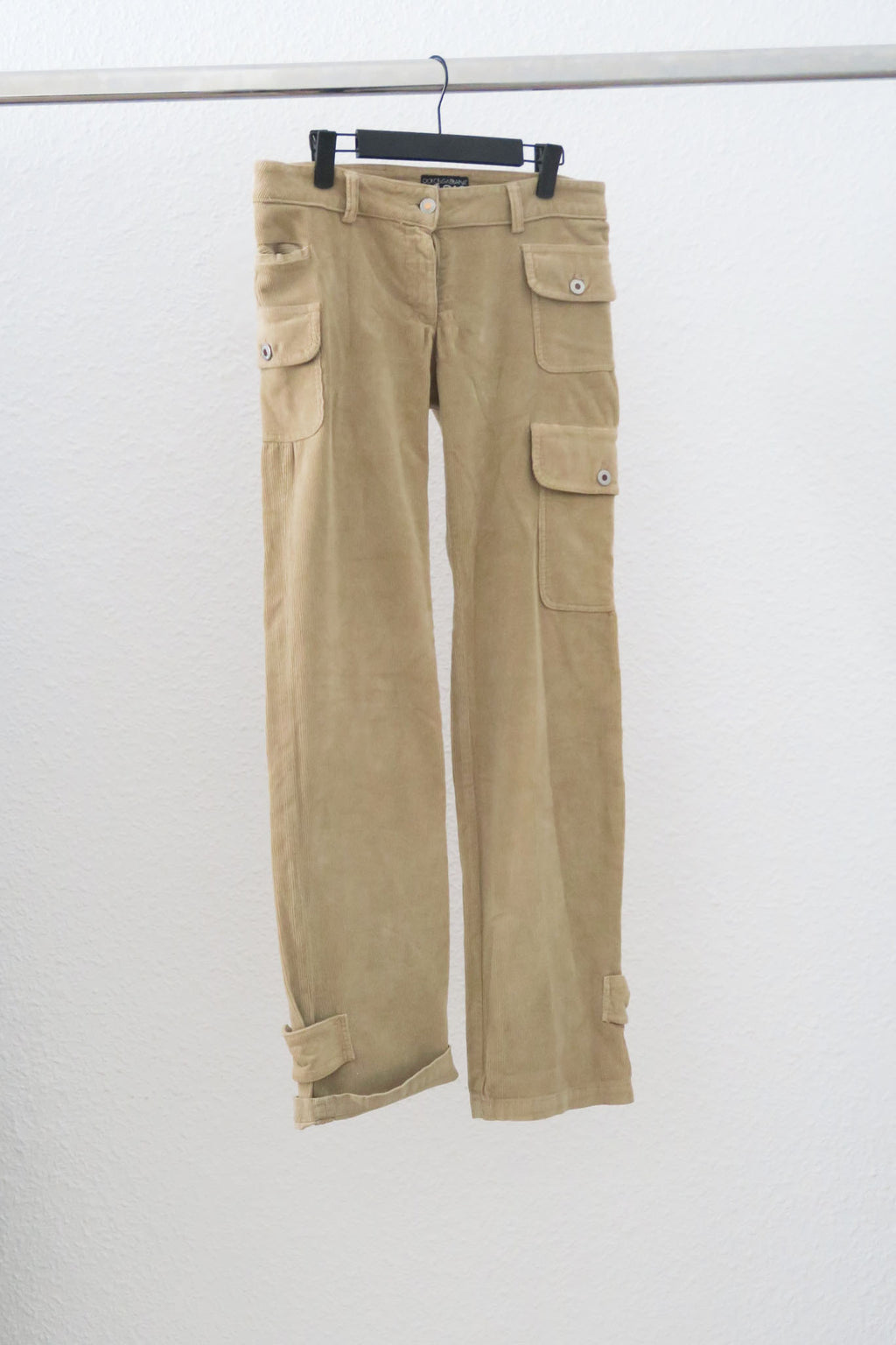 D&G - Pantalon Pana beige
