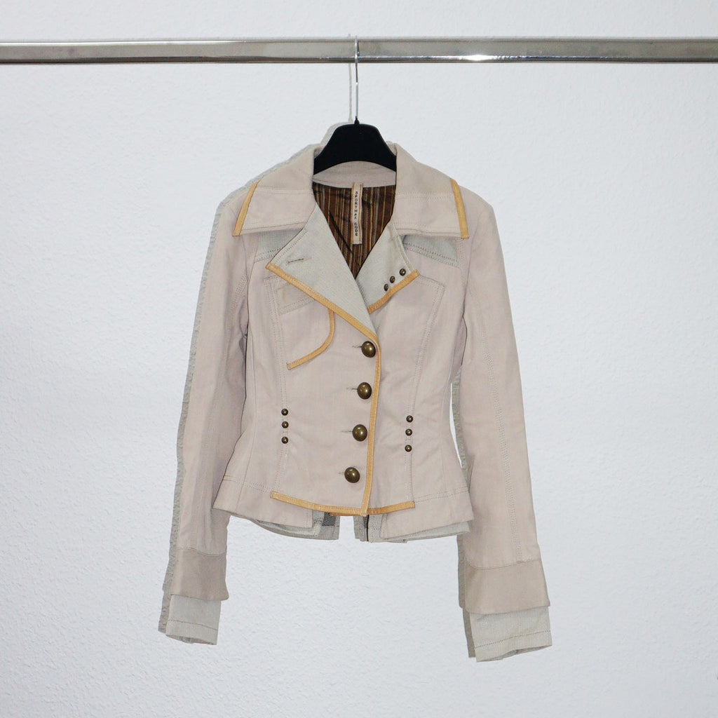 Sportmax - Chaqueta beige entallada