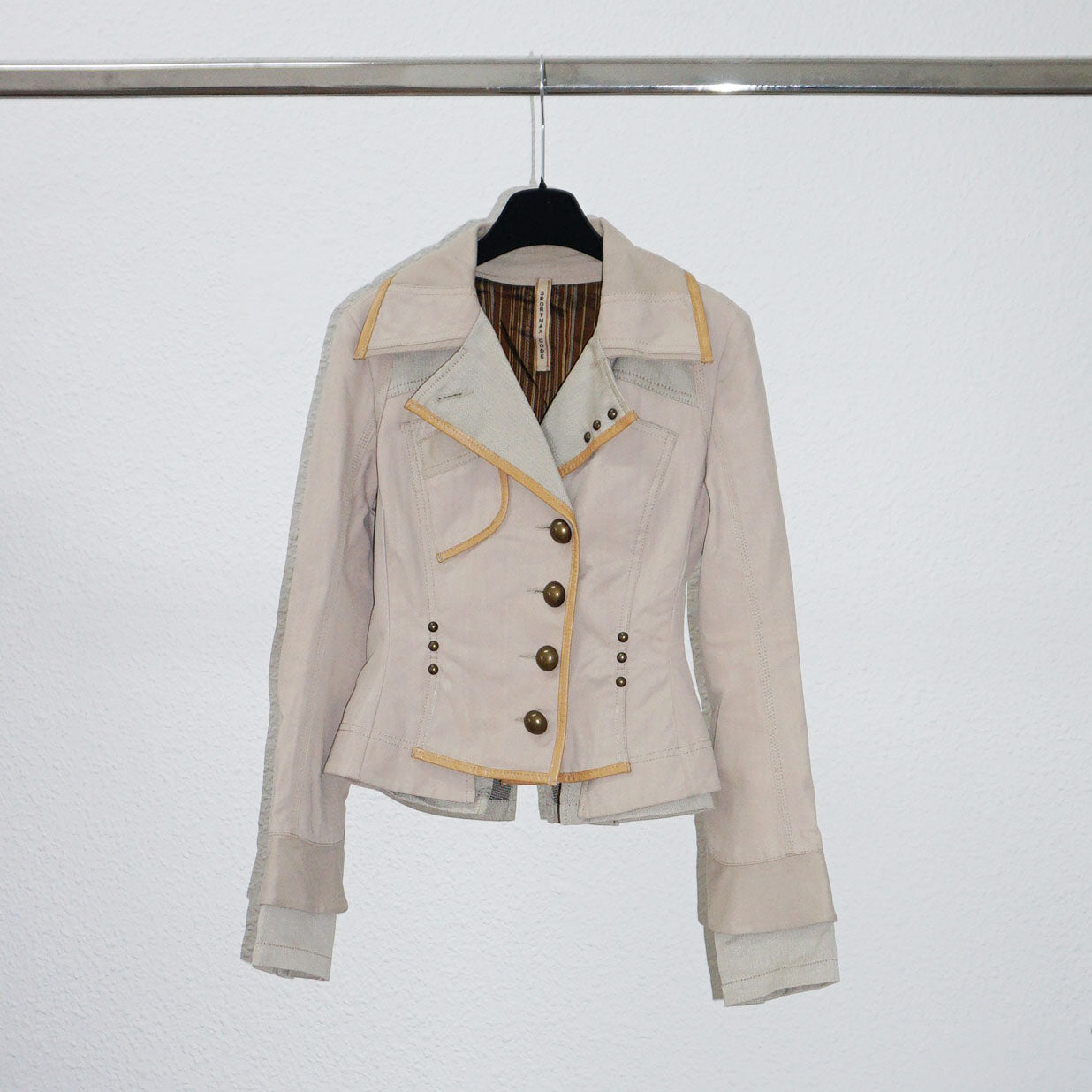 Sportmax - Chaqueta beige entallada