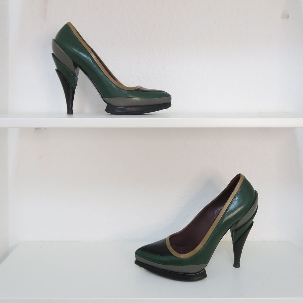 Miu Miu salones verde