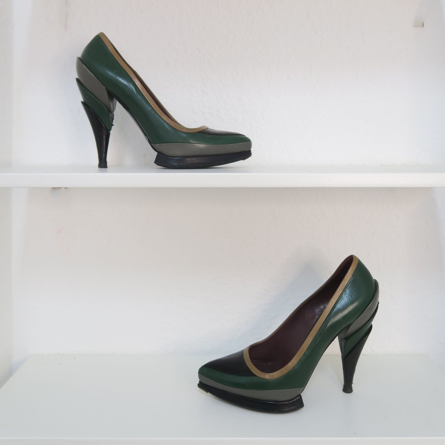 Miu Miu salones verde