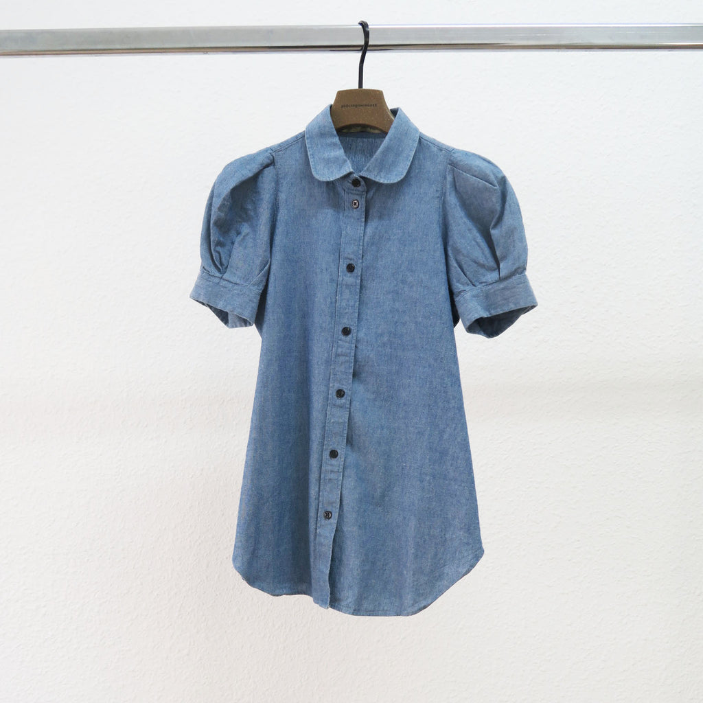 Balenciaga - Camisa manga corta vaquera