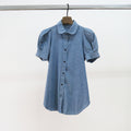Balenciaga - Camisa manga corta vaquera