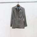 Mugler - chaqueta pata de gallo