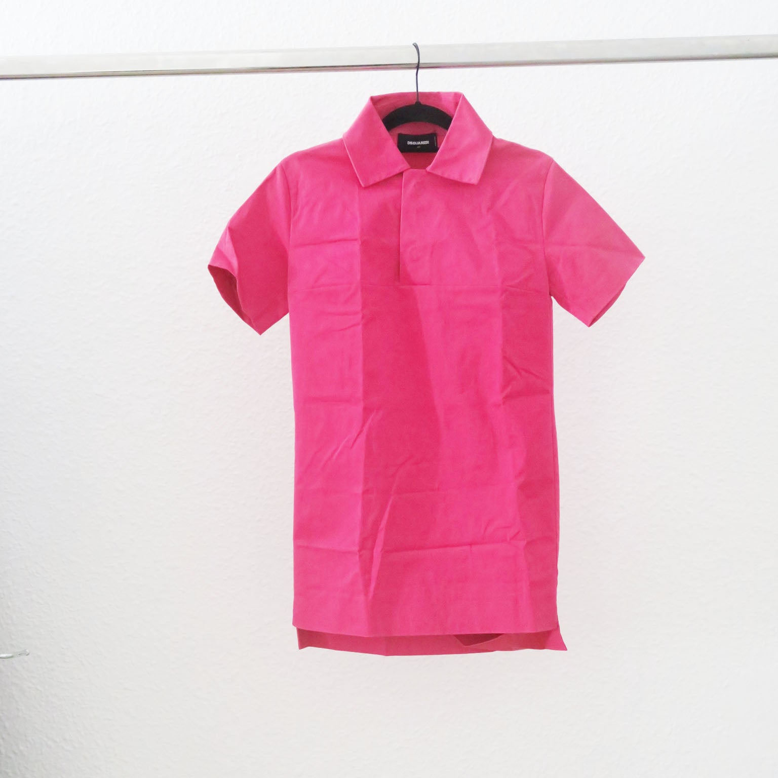 Dsquared2 - Vestido fucsia estilo polo