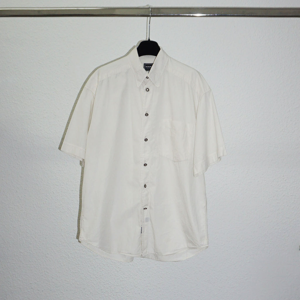 Versace Jeans - Camisa blanca manga corta