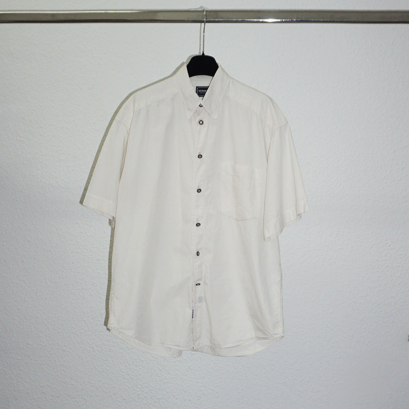 Versace Jeans - Camisa blanca manga corta