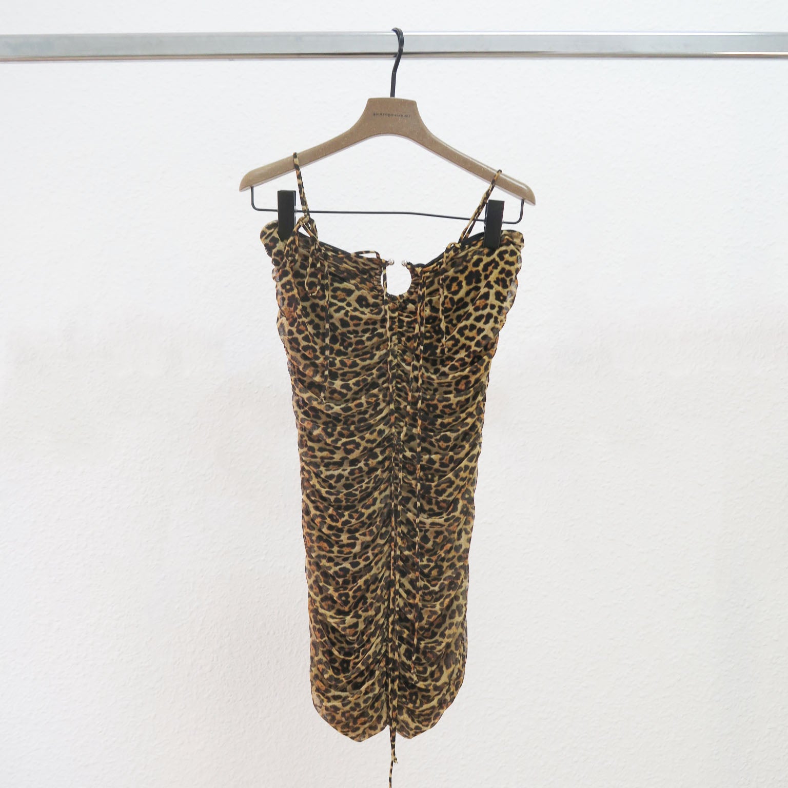 AniyeBy - Vestido Leopardo con anillo de plata en el pecho