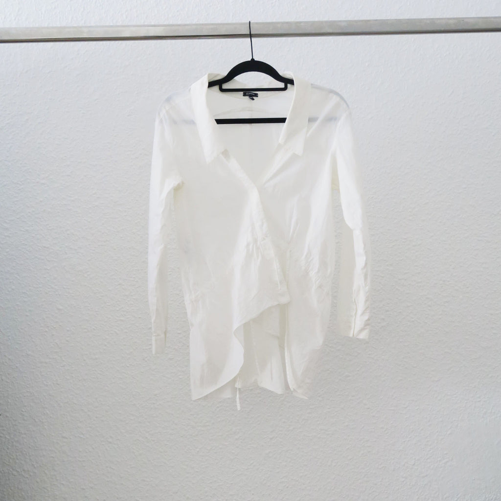Jil Sander - camisa con cordón en la cintura