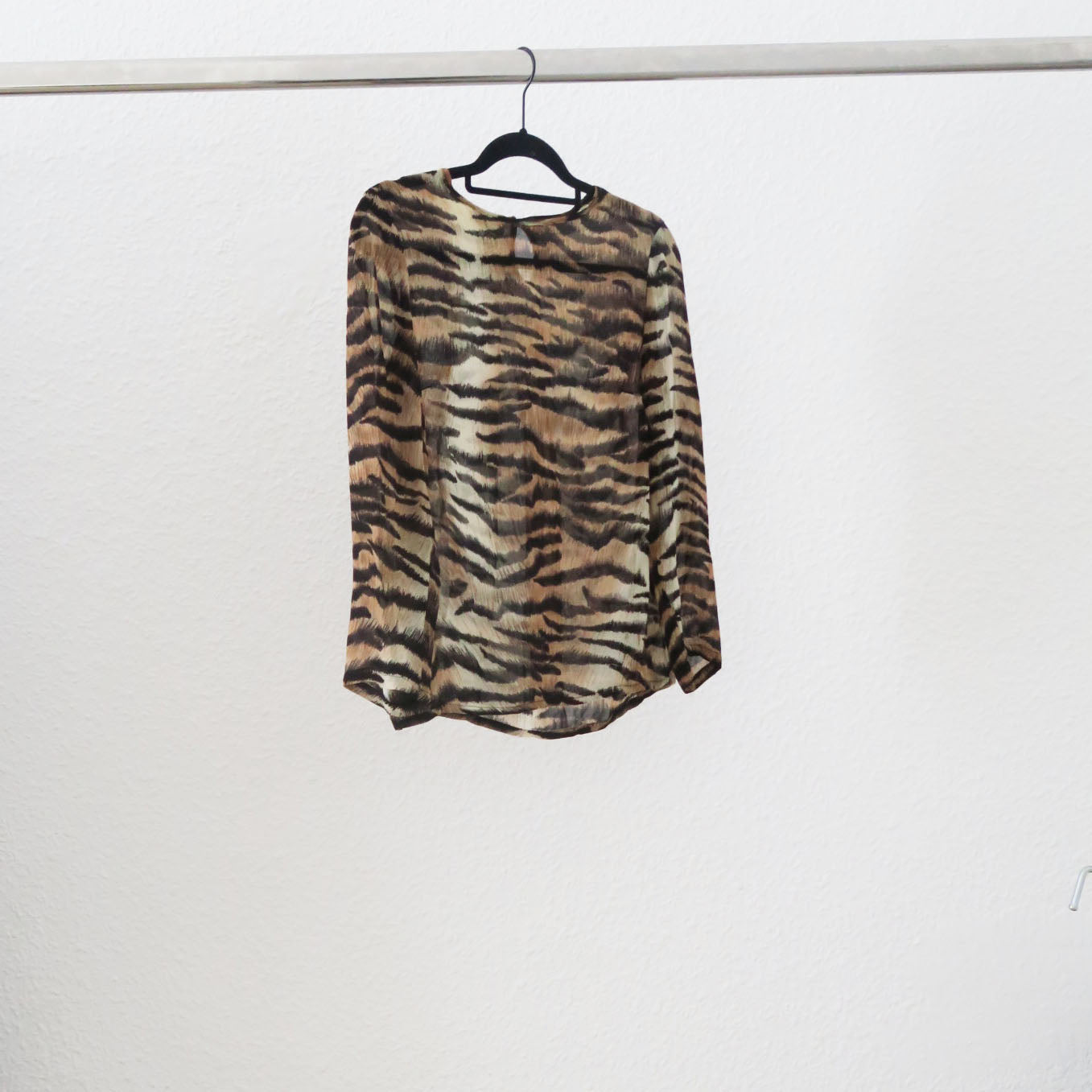 Blumarine - camiseta tigre manga 3/4
