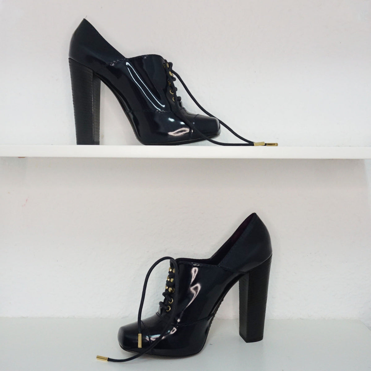 Loewe - zapatos con tacon ancho