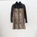 Sport Max - Abrigo Negro Leopardo