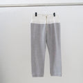 Marni - Pantalon gris y blanco Jogger capri
