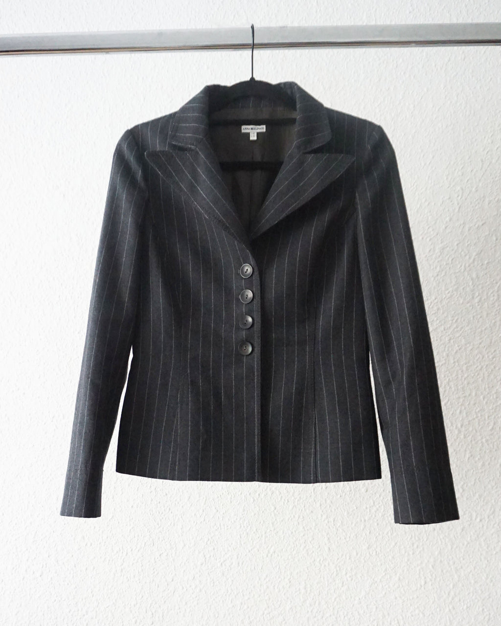 Anna Molinari - Traje chaqueta raya diplomatica