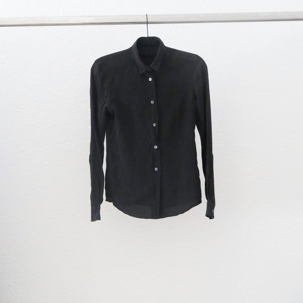 Dolce & Gabbana - Camisa negra de seda