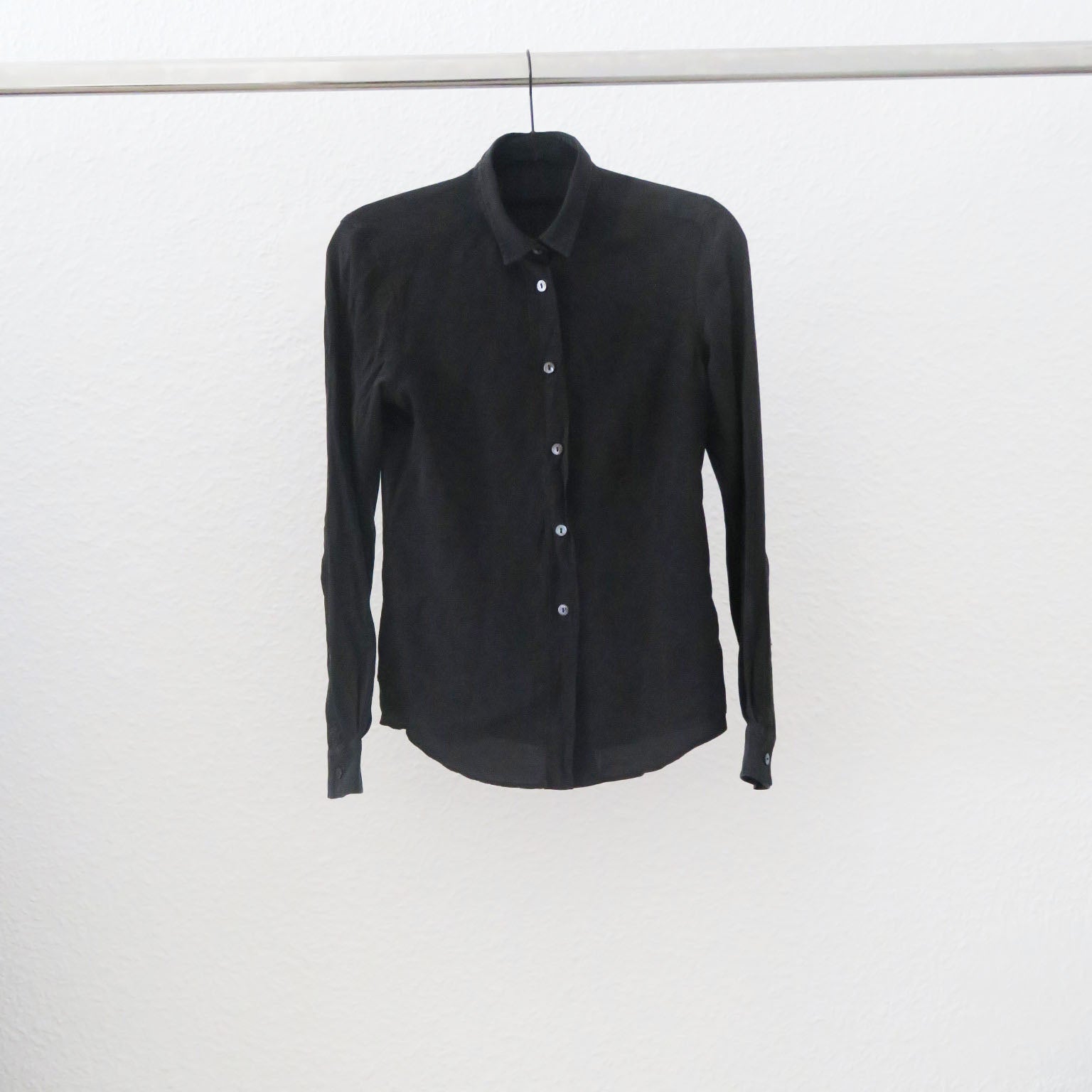 Dolce & Gabbana - Camisa negra de seda