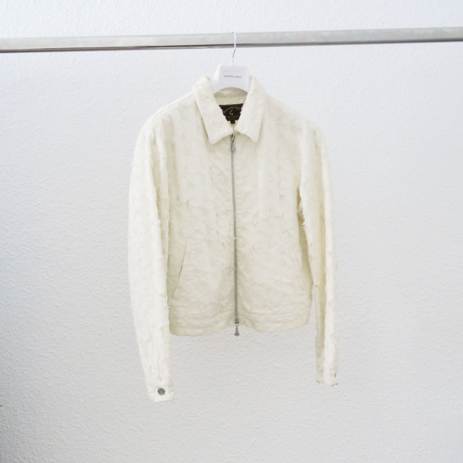 Vivienne Westwood - Chaqueta Blanca con diseño dañado